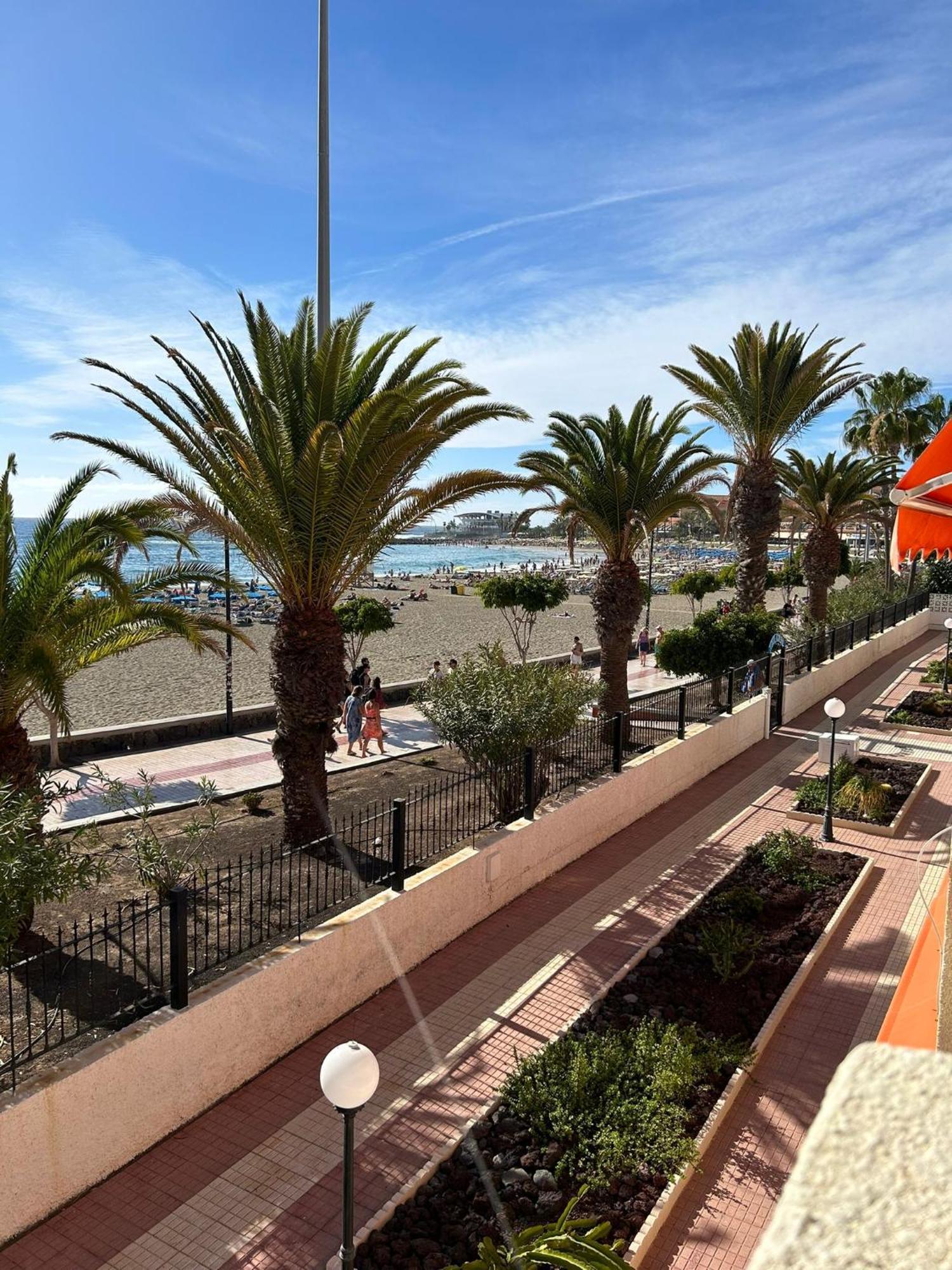 Prime Beachfront Location, Free Parking, Steps To The Sand Los Cristianos (Tenerife) Exterior foto
